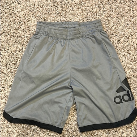Adidas Gray Athletic Performance Shorts - Picture 1 of 4